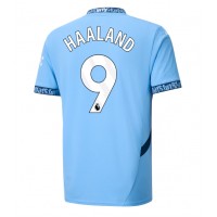 Camisa de time de futebol Manchester City Erling Haaland #9 Replicas 1º Equipamento 2024-25 Manga Curta